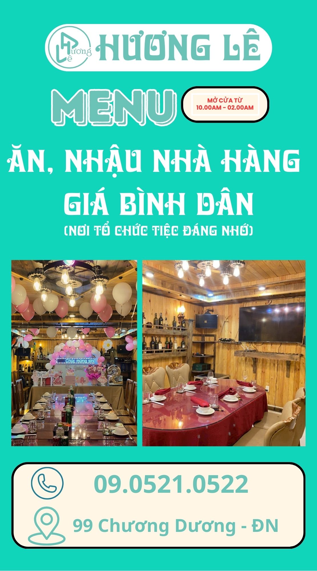 Menu hương lê mới 01