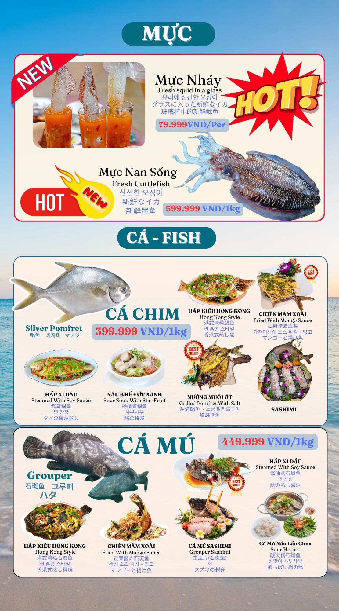 Menu hương lê mới 12