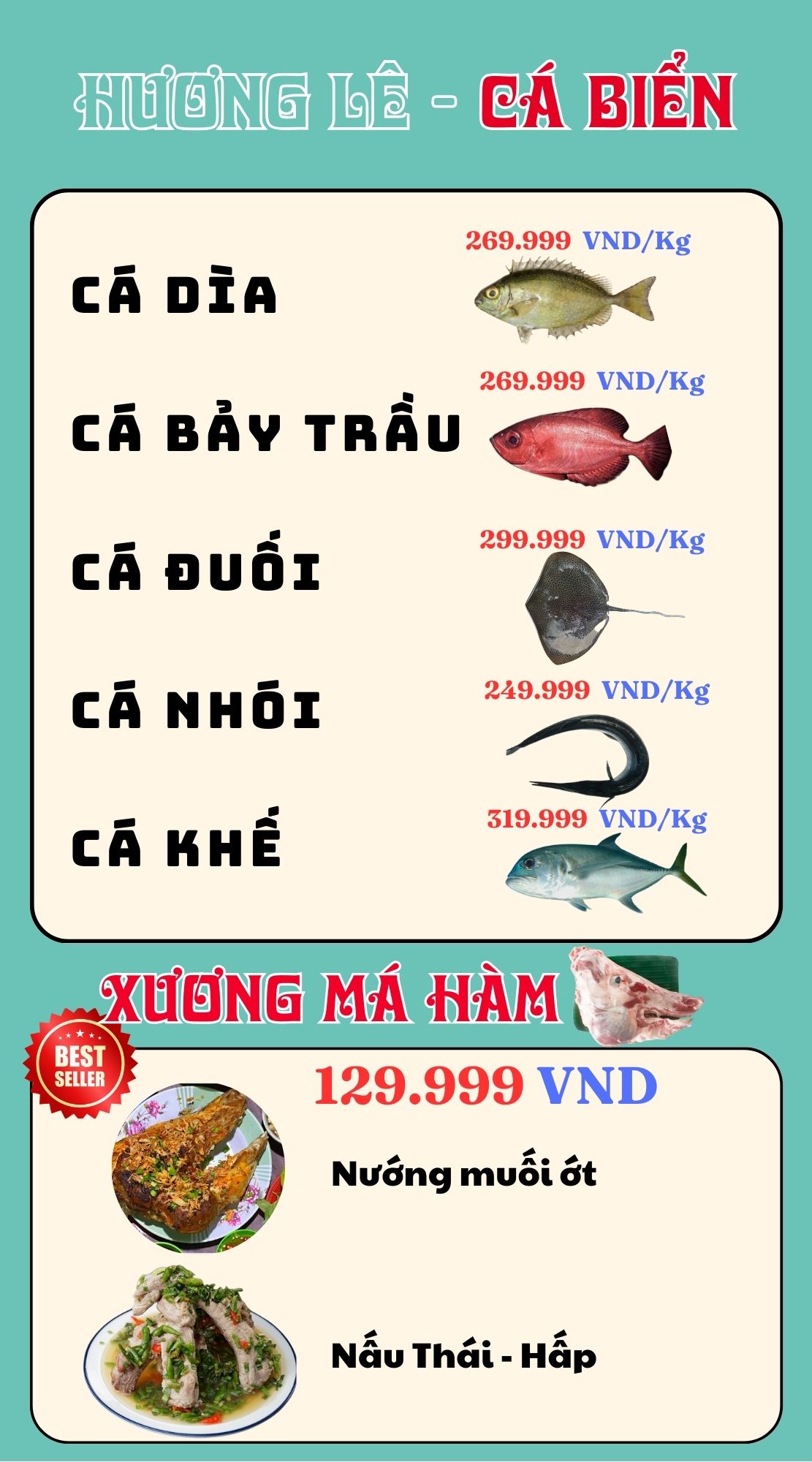 Menu hương lê mới 08