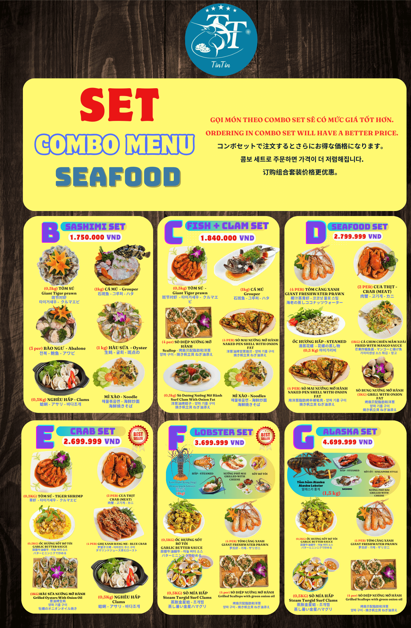 Menu TinTin Seafood 03