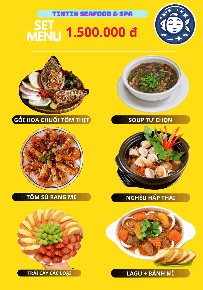 Menu tiệc 1