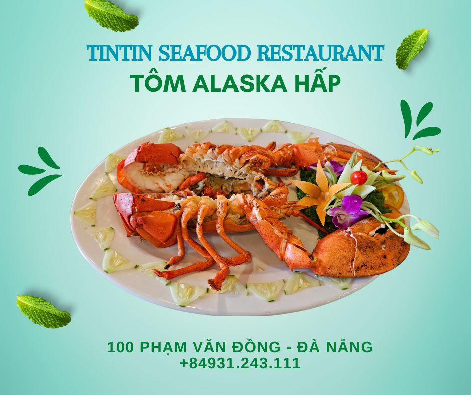 <img src="tom-alaska-hap.jpg" alt="Tôm Alaska hấp tại TinTin Seafood Restaurant, món ăn với tôm Alaska tươi ngon được hấp giữ trọn hương vị ngọt tự nhiên và mềm mại, mang đến trải nghiệm tuyệt vời.">