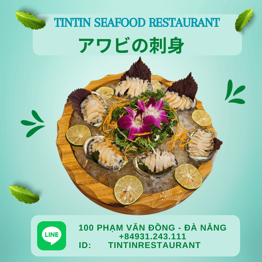 アワビの刺身