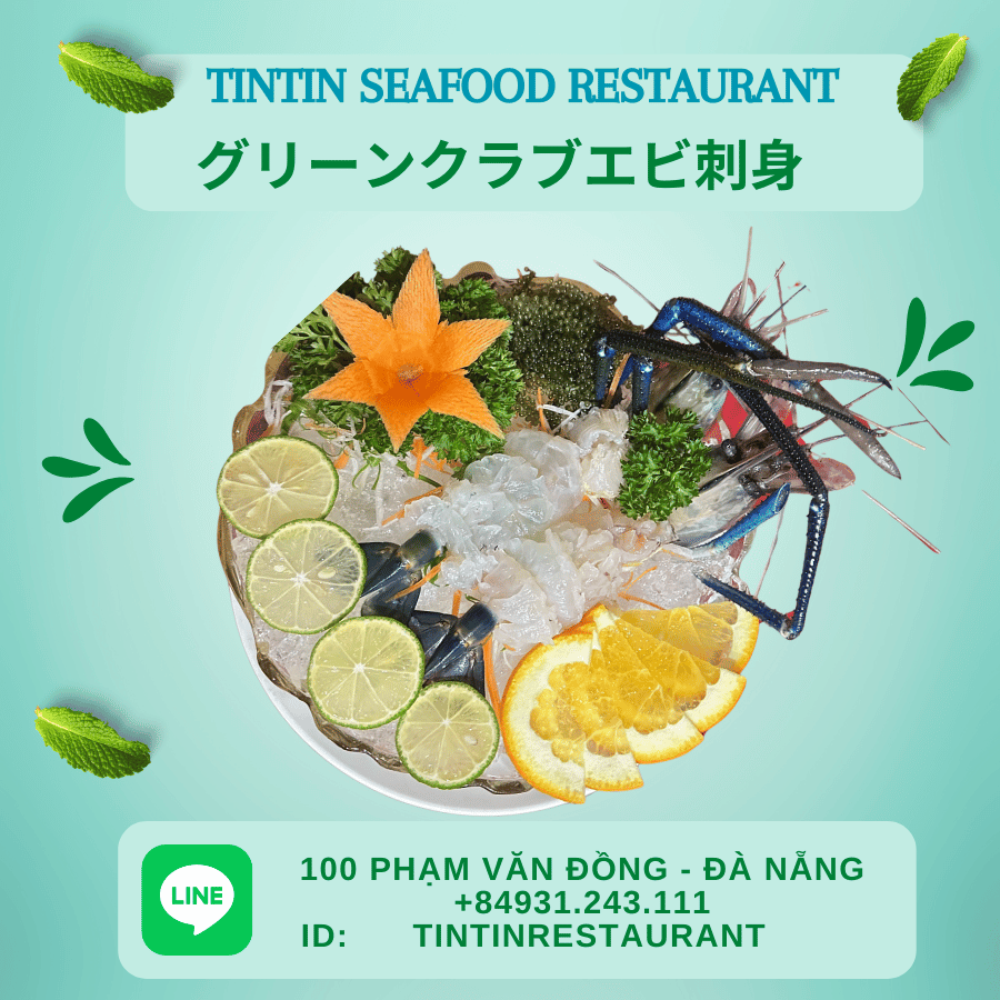 グリーンクラブエビ刺身
