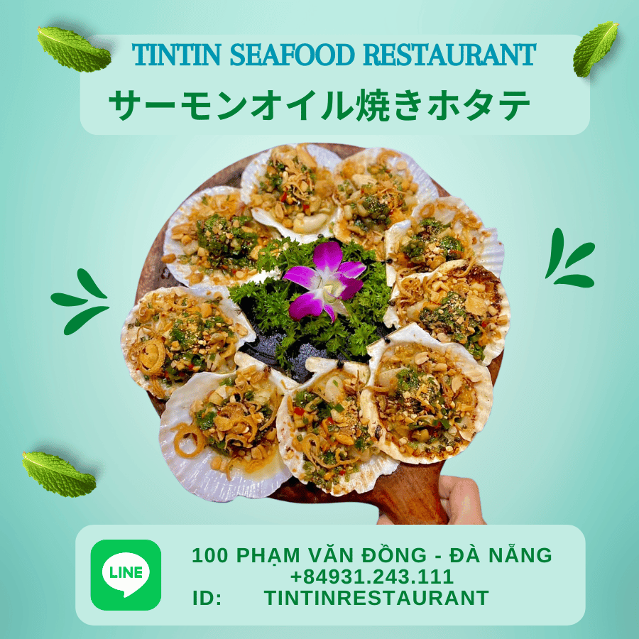 サーモンオイル焼きホタテ