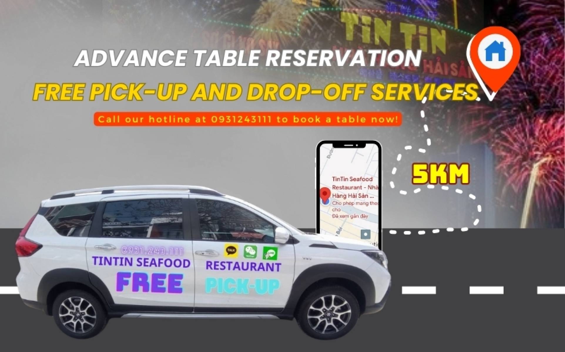 Seafood Restaurant in Da Nang with Convenient Shuttle Service